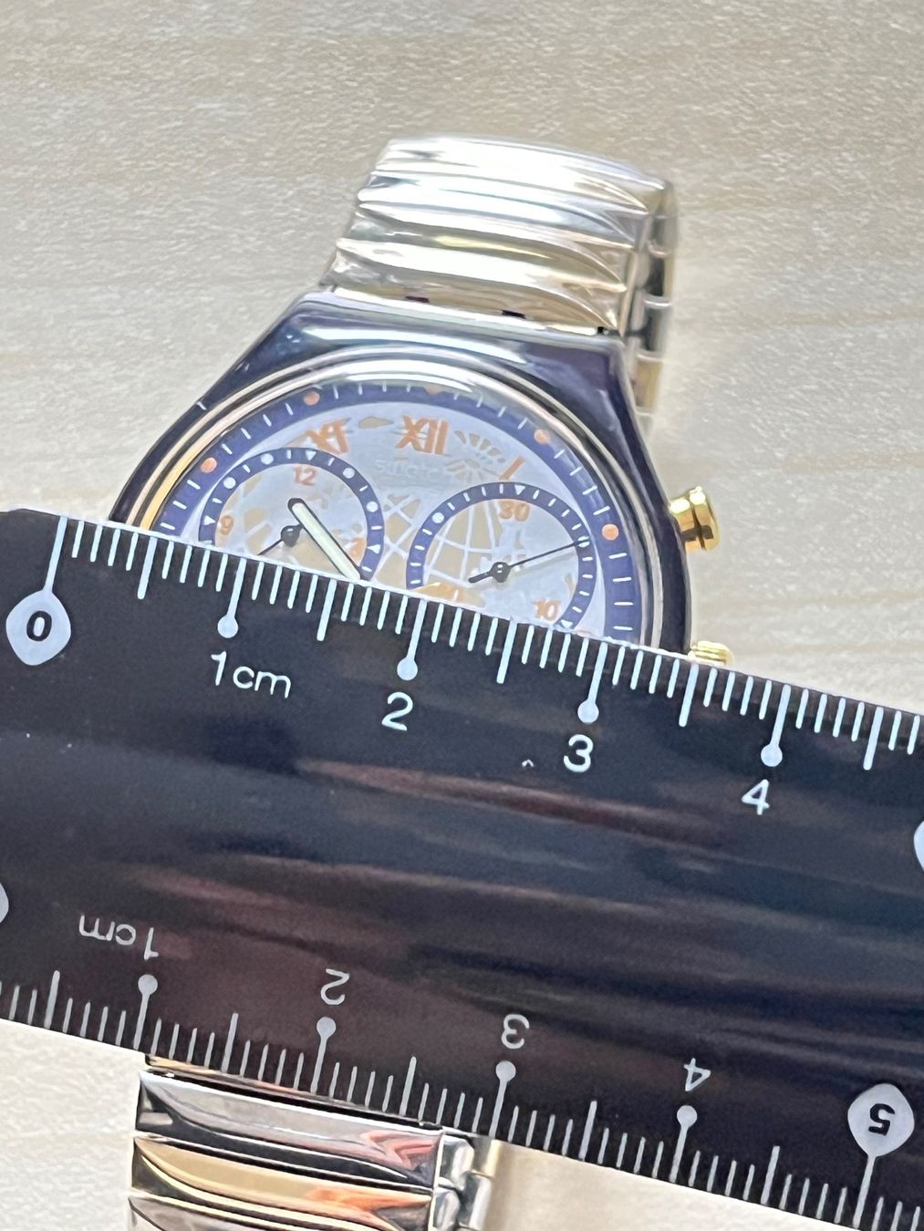 Swatch Orologi: Vintage Swatch Uhr, Chronograph – Usato da Grenchen venduto da chththl 2