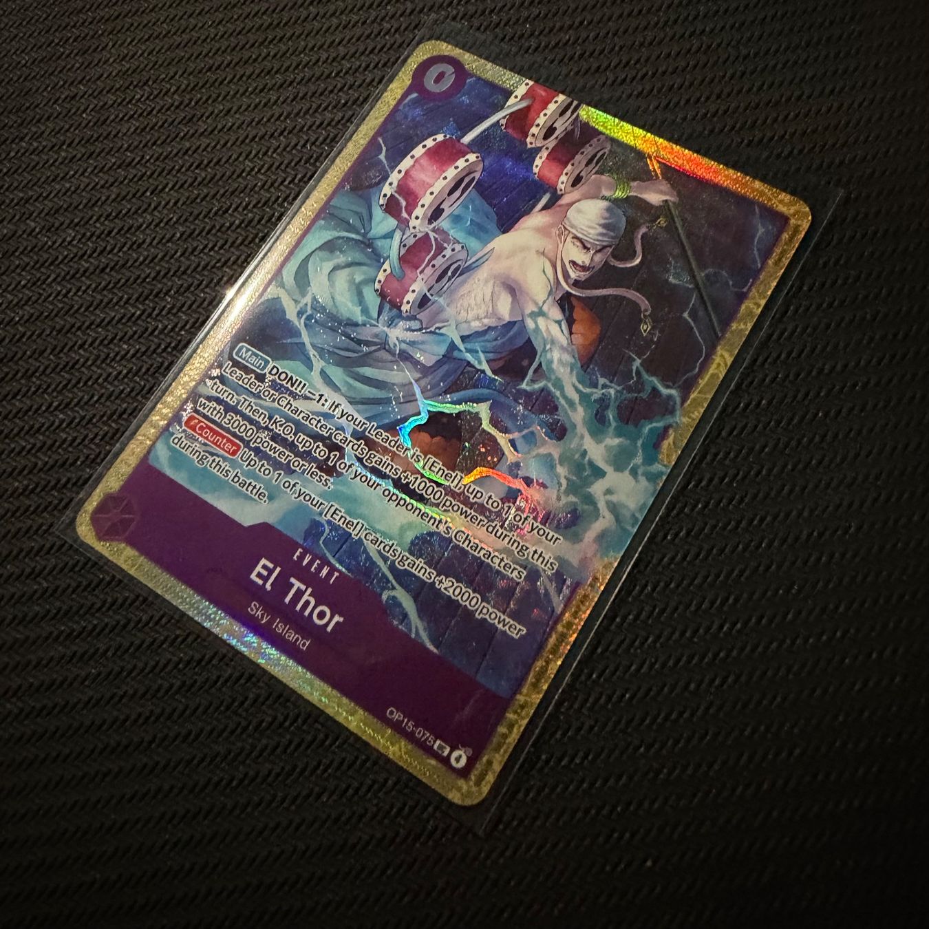 Bandai Carte collezionabili: One Piece - El Thor OP15-075 Englisch – Nuovo (secondo la descrizione) da Oberbuchsiten venduto da PokeDex 1