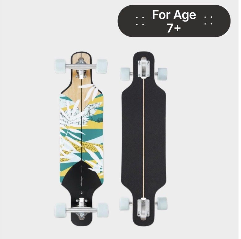 Skateboards: longboard drop 100 floral – Gebraucht aus Ipsach von Flixflux