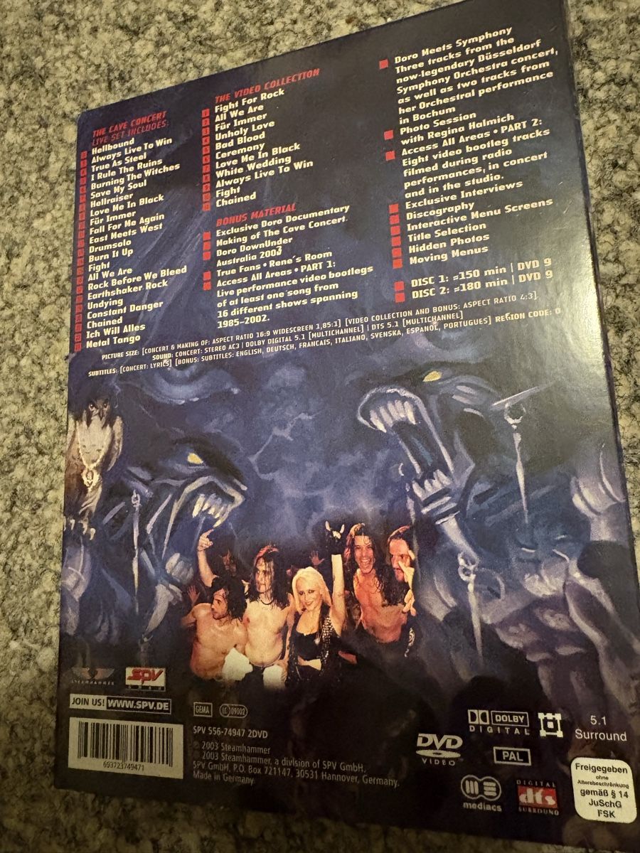 Tutti i DVDs: DVD DORO für immer – Nuovo (secondo la descrizione) da Herzogenbuchsee venduto da warrior77 5