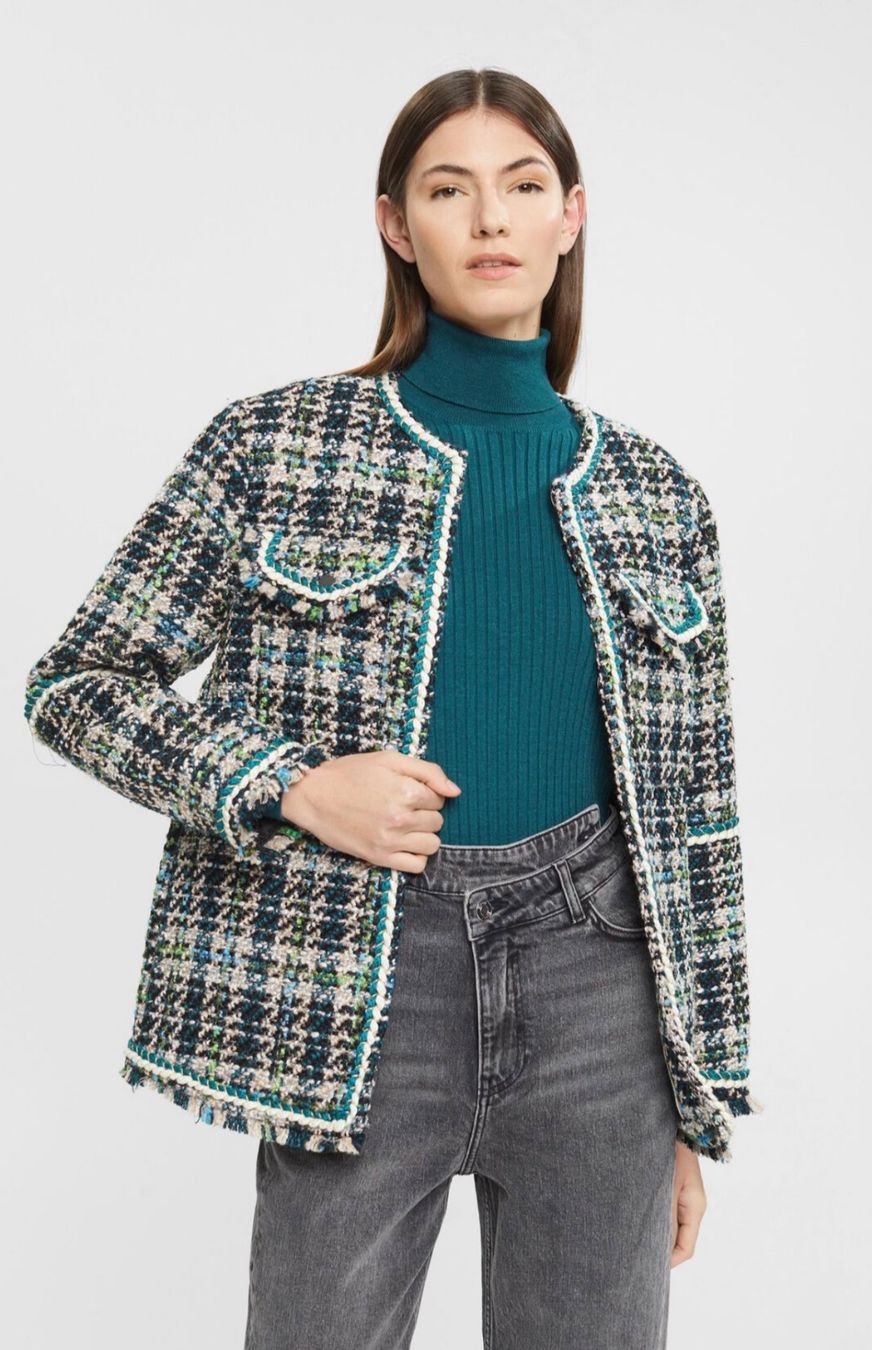 Esprit Giacche: Mehrfarbige Bouclé-Jacke Gr. S – Nuovo e nell'imballaggio originale da Wittenbach venduto da bes_k8vr 5