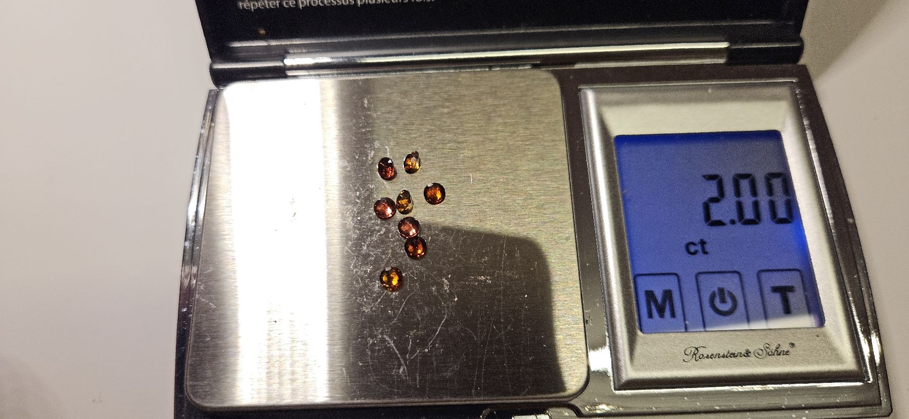 Edelsteine: Topas 2.0ct. Klar Goldbraun 8Stk. – Neu und originalverpackt aus Nürensdorf von salibeer 1
