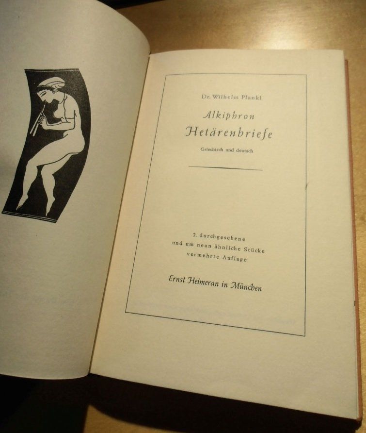 Libri: Alkiphron - Hetärenbriefe – Usato da Zürich venduto da rudirentier 1