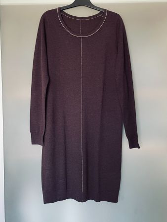 Robe droite Hugo Boss, laine et soie