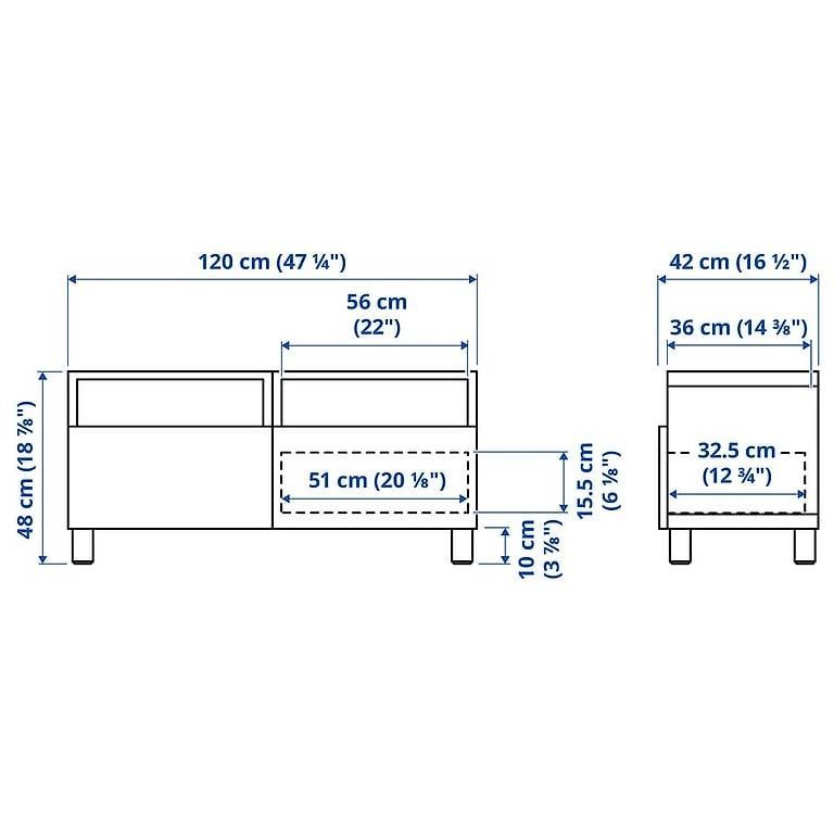 Ikea Mobili TV: À vendre Banc TV BESTA – Nuovo (secondo la descrizione) da Neuchâtel venduto da con_vgg8 1