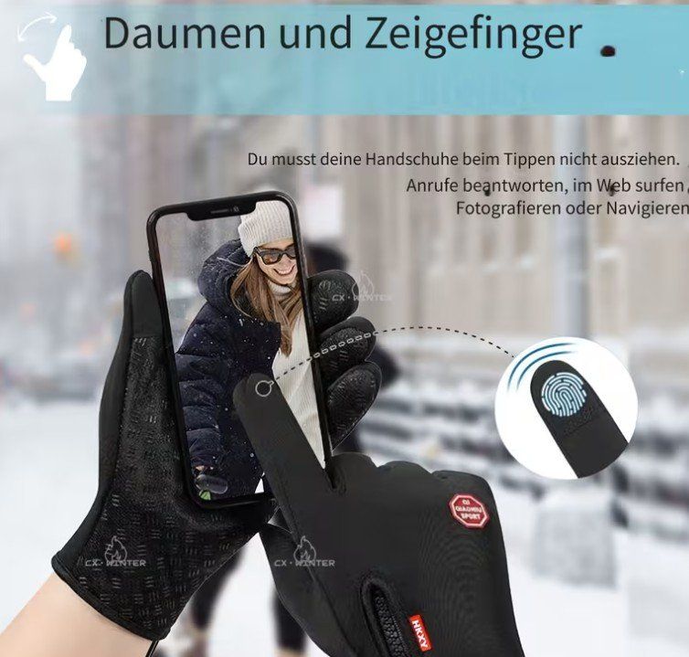 Handschuhe & Handstulpen: Touchscreen - Handschuhe, beheizbar, USB (neu/OVP) – Neu und originalverpackt aus Wilen b. Wollerau von morethanmusic 1