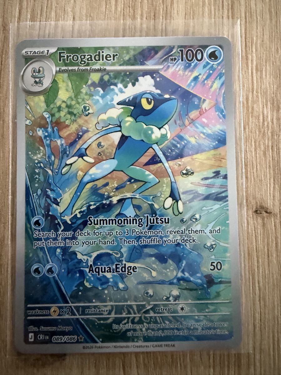 Pokémon Carte collezionabili: Frogadier 089/86 EN Chaosrising – Nuovo (secondo la descrizione) da Gränichen venduto da eni_vn8k
