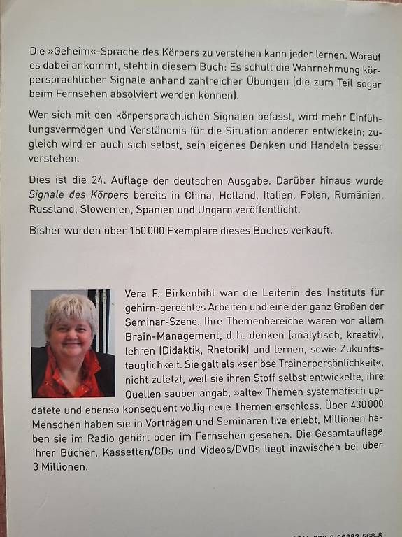 Libri: Wenig gebraucht Signale des Körpers – Usato da Düdingen venduto da san_kf2l 1