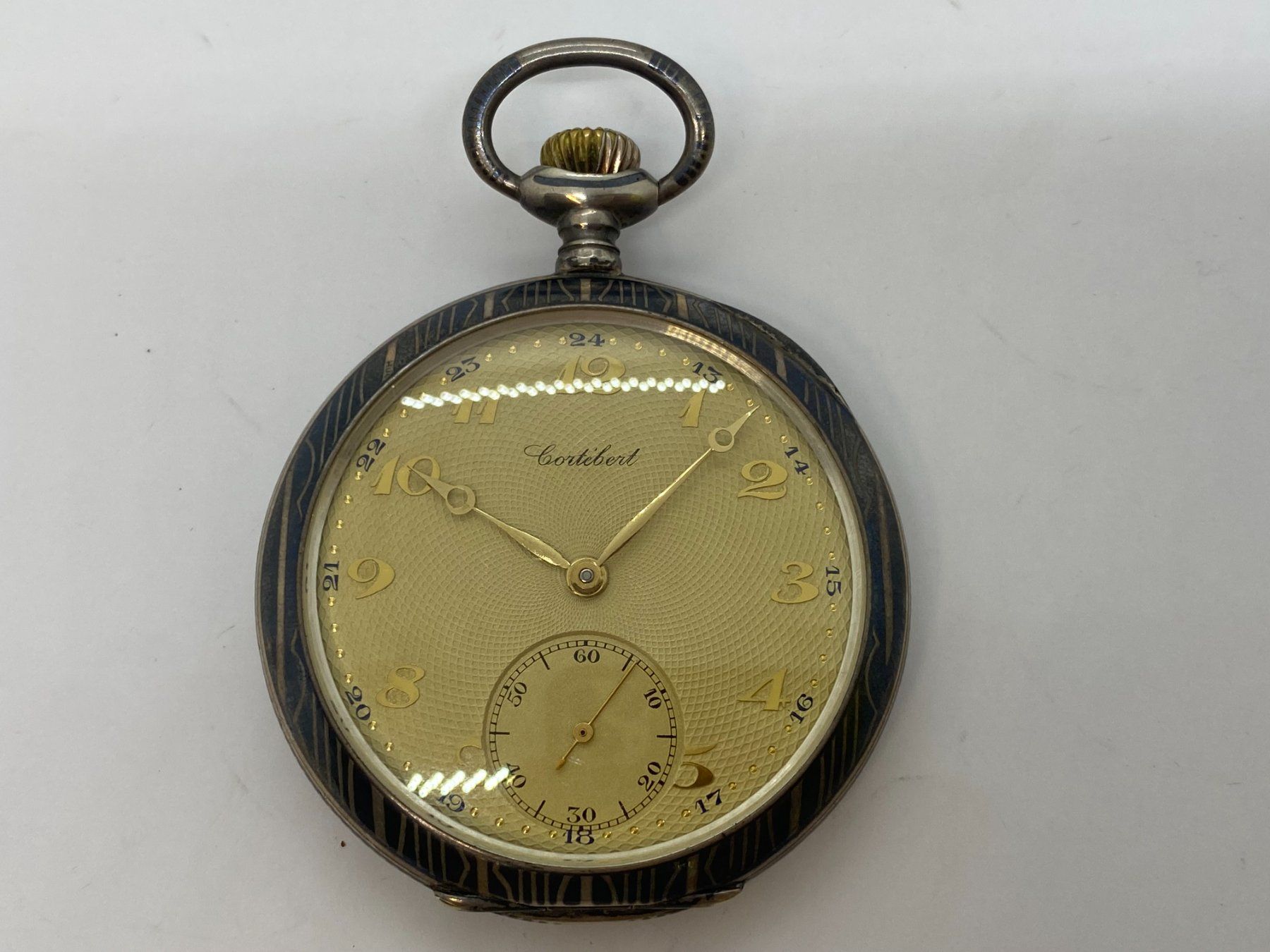 Cortébert Uhren: Cortebert TULA-Silber 51mm läuft /i437 – Gebraucht aus Bern von JMsoehne1987 2