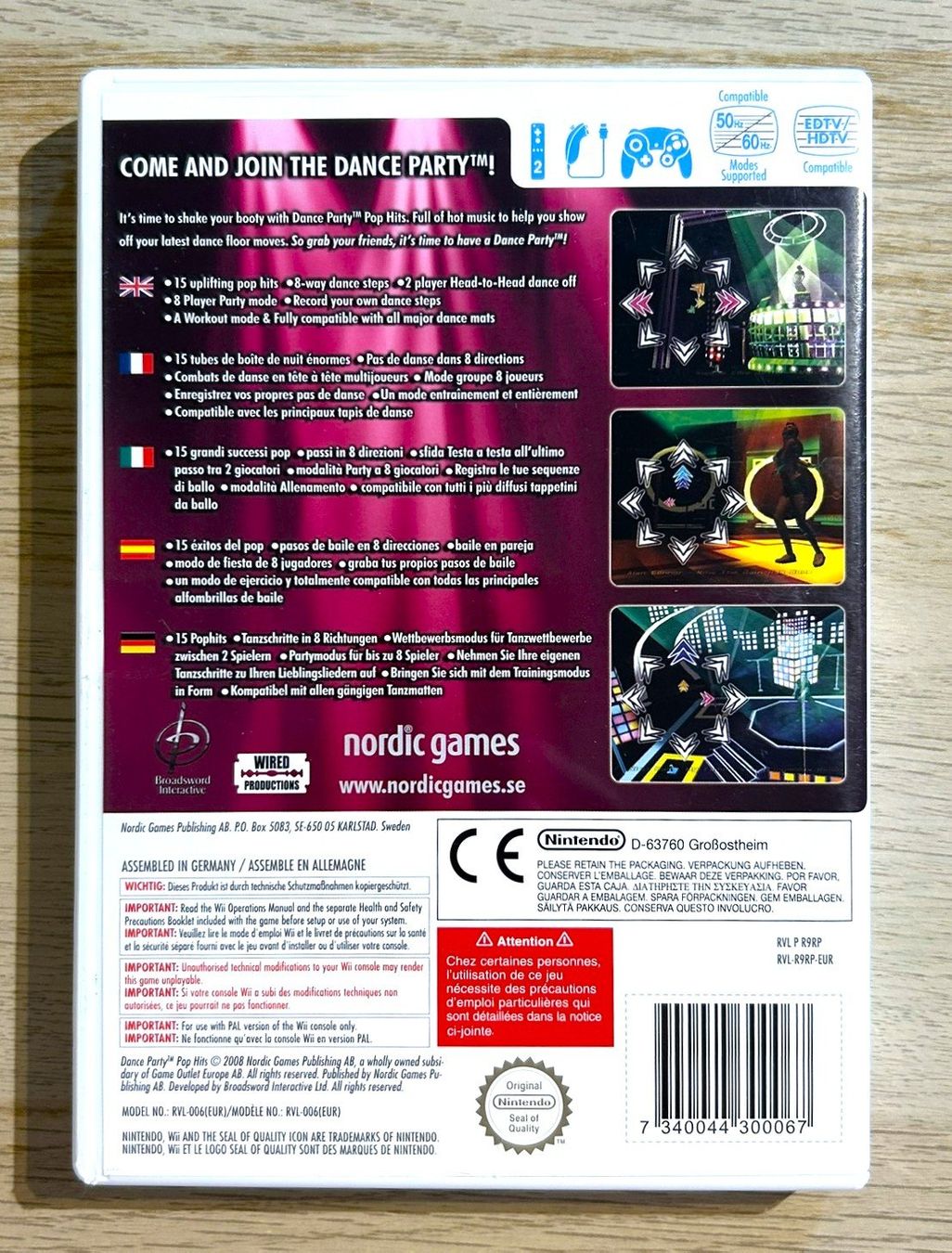Nintendo Giochi: Dance Party Pop Hits Nintendo Wii – Usato da St. Gallen venduto da Alpine.Arcade 1