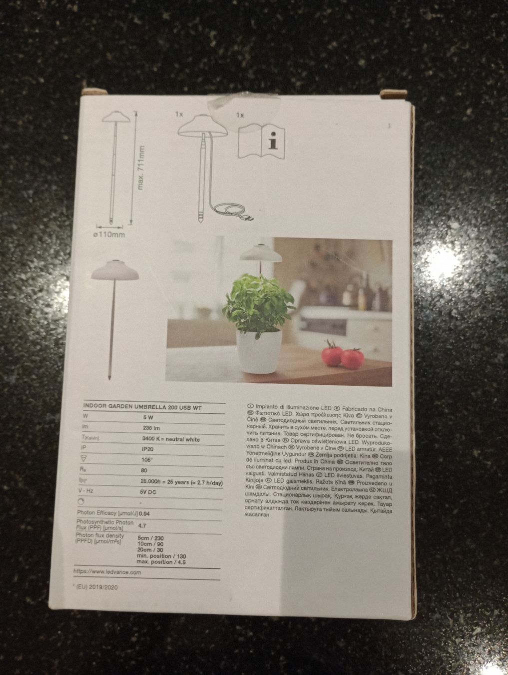 Lampade: LEDVANCE Indoor Garden Umbrella 200mm USB  – Nuovo (secondo la descrizione) da Gisikon venduto da Tanja1983 1