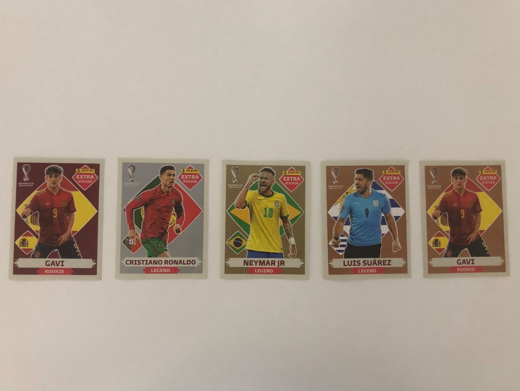 Aufkleber: 5x Panini Extra Sticker – Neu (gemäss Beschreibung) aus Stilli von