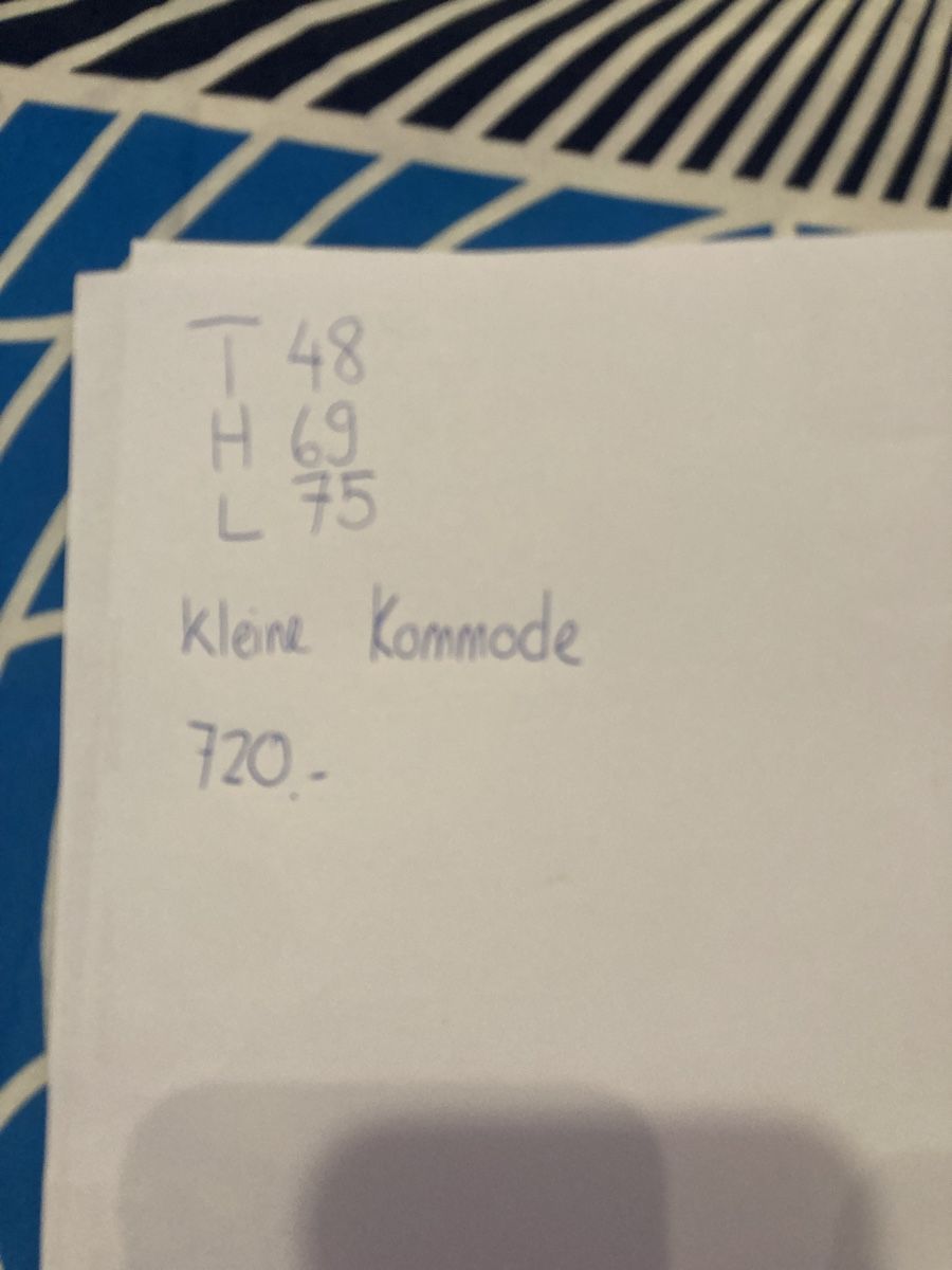 Cassettiere: Kleine Tannenholz Kommode – Usato da Hagenbuch ZH venduto da bromaer 4