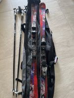 Nordica Ski Set mit Leki Stöcken und Tasche, gebraucht