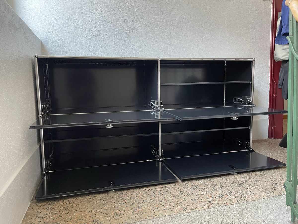 USM Scaffali: USM Haller Sideboard 2x2 (mit Zwischenregale) – Usato da Biel/Bienne venduto da juliebazzini 1