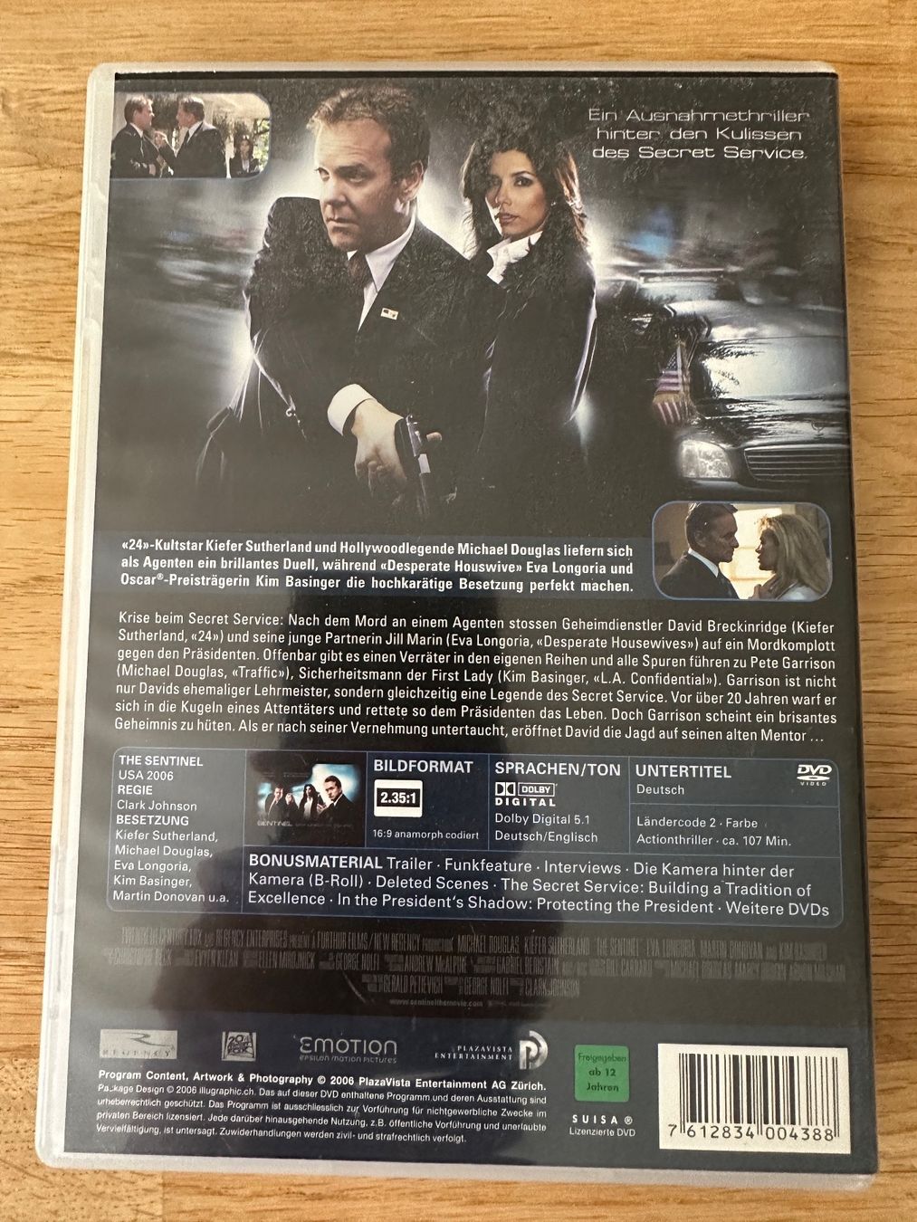 Tutti i DVDs: DVD The Sentinel – Usato da Kestenholz venduto da Inna09 1