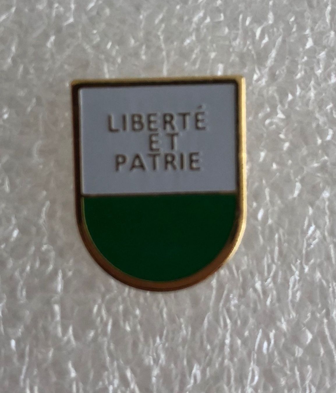 Placchette & Badge: Pin Kanton Wappen WAADT – Nuovo e nell'imballaggio originale da Basel venduto da fasnachtsoutlet1965