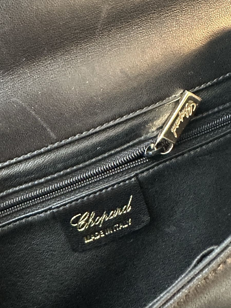 Chopard Borse da donna: VinChopard Black Leather Shoulder Bag, Elegant, Vintage – Usato da Pfäffikon SZ venduto da KatKad 6