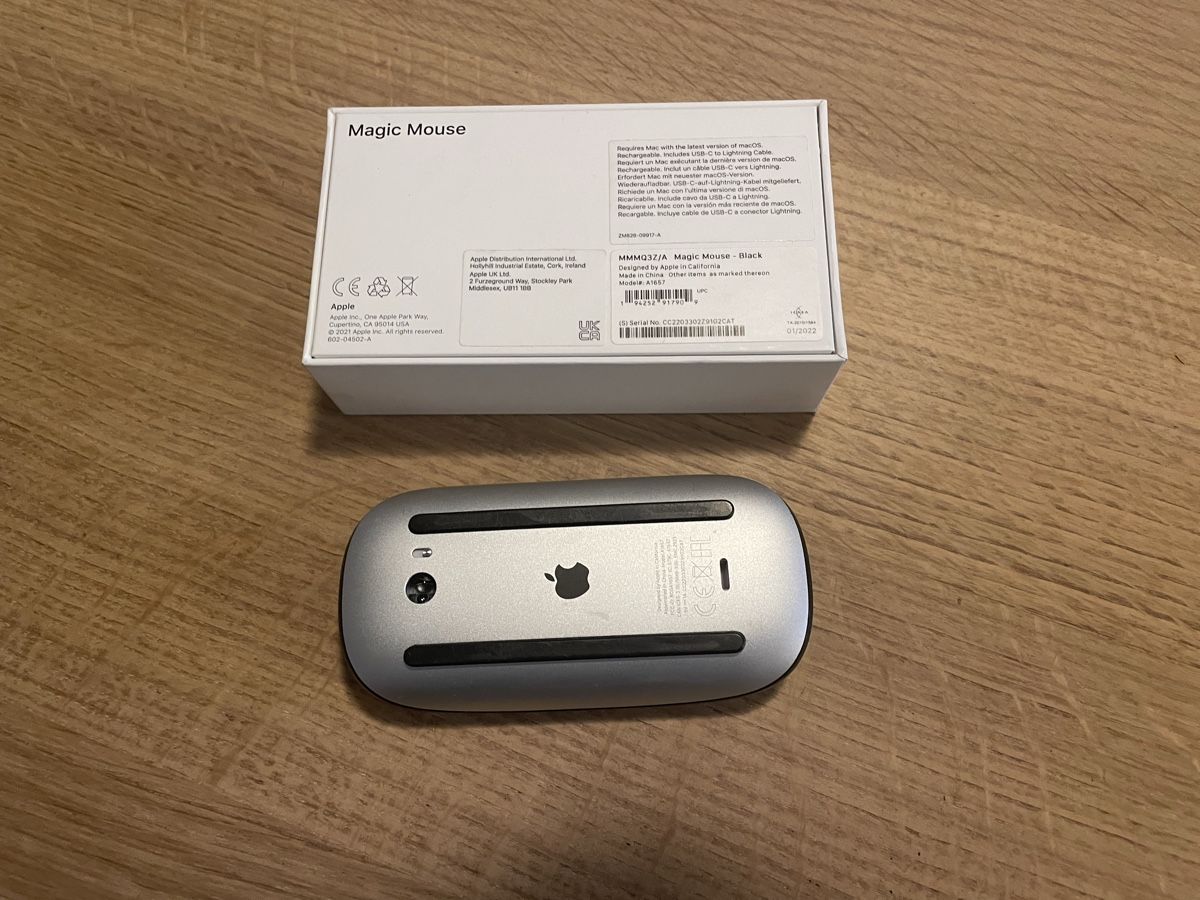 Apple Mouse: Apple Magic Mouse schwarz – Usato da Susch venduto da Ascaso 1