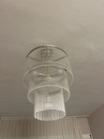 Eleganter Glas-Kronleuchter, 3-stufig, sehr guter Zustand