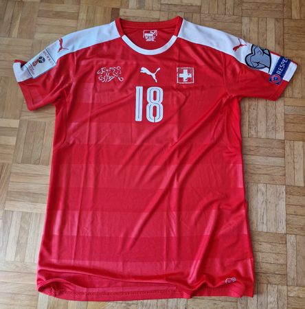 maglia nazionale Svizzera #18 Mehmedi