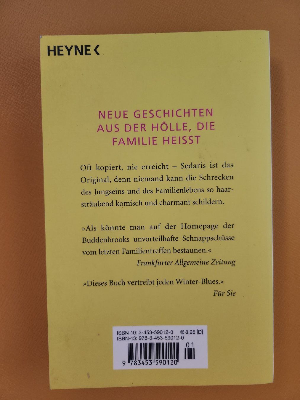 Bücher: David Sedaris: Nachtprogramm – Gebraucht aus Dietikon von Buchantiqdietikon 1
