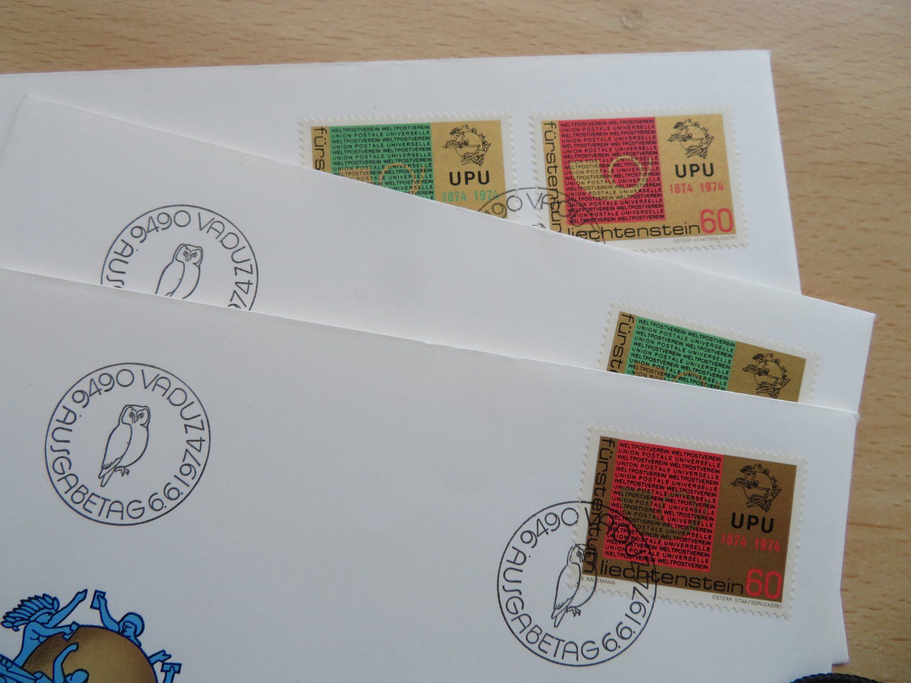 Alle Briefmarken: Liechtenstein FDC 1974 – Gebraucht aus Untereggen von Geobrocki 5