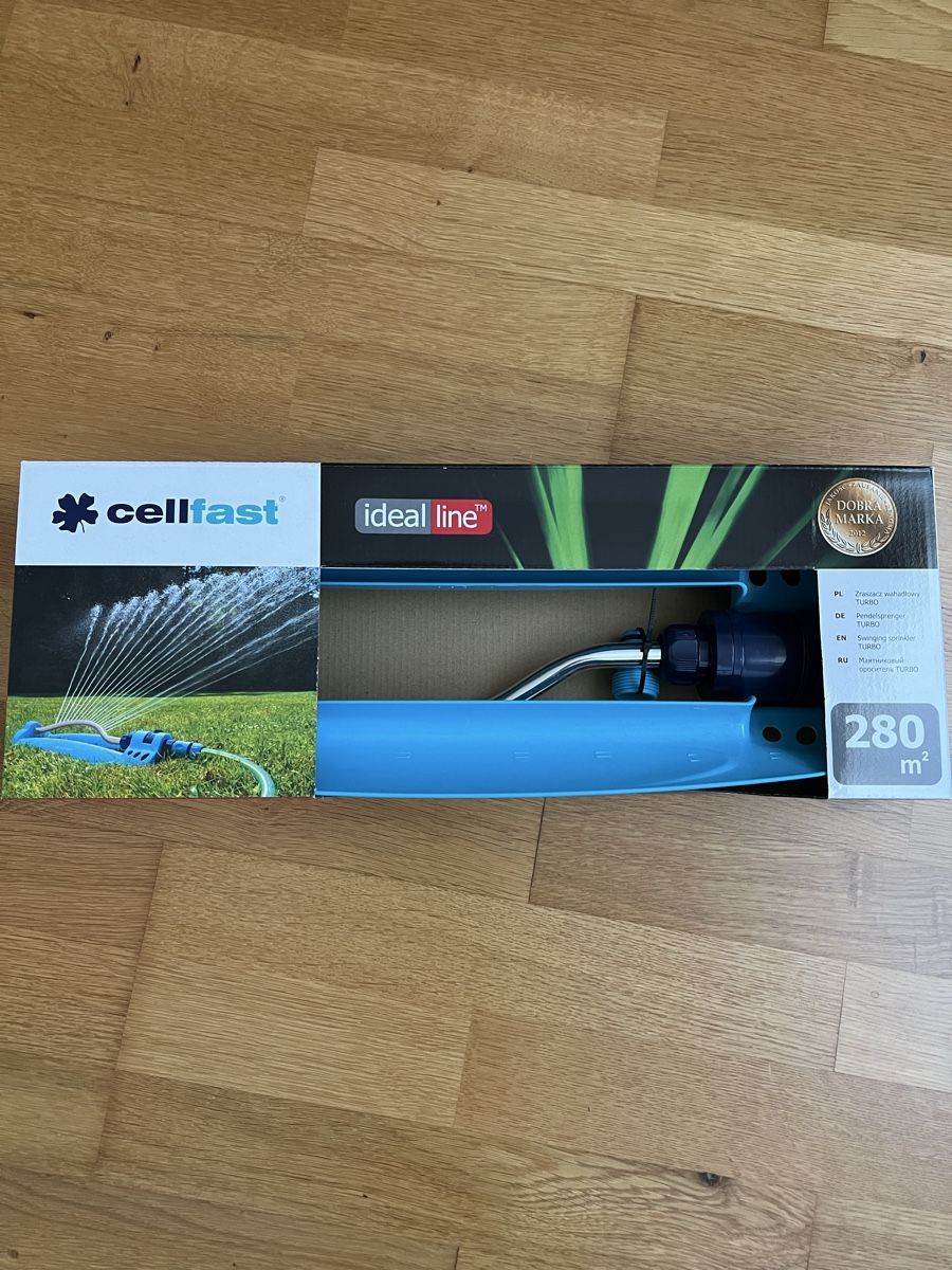 Tutti gli attrezzi: Cellfast Pendelsprinkler TURBO 280 m2 Neu – Nuovo e nell'imballaggio originale da Wuppenau venduto da Alfreg