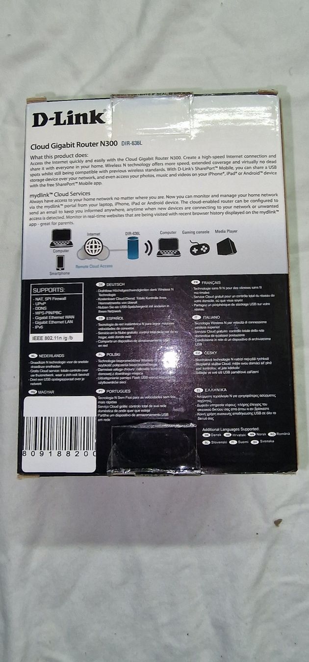 Dlink Modem & Router: Cloud Gigabit Router N300 DIR-636L – Nuovo e nell'imballaggio originale da Flawil venduto da 1343525 3