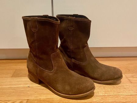 UGG Suede Ankle Boots - Size 40 EU/ 9 US
