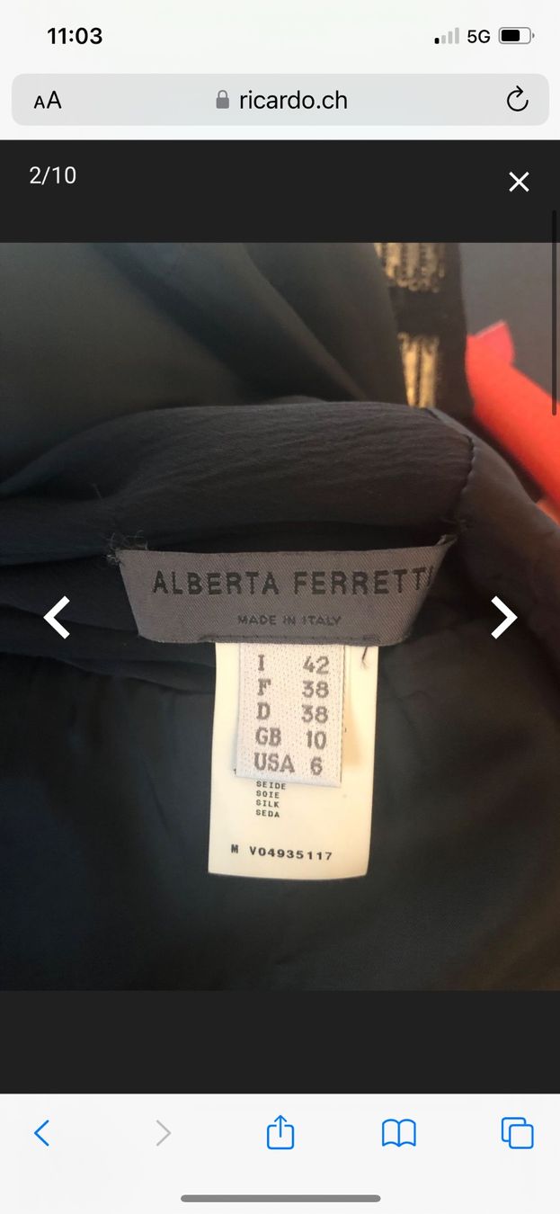 Kleider: Alberta Ferreti Kleid 38 NP 839.- – Gebraucht aus Zürich von iva_7658 6
