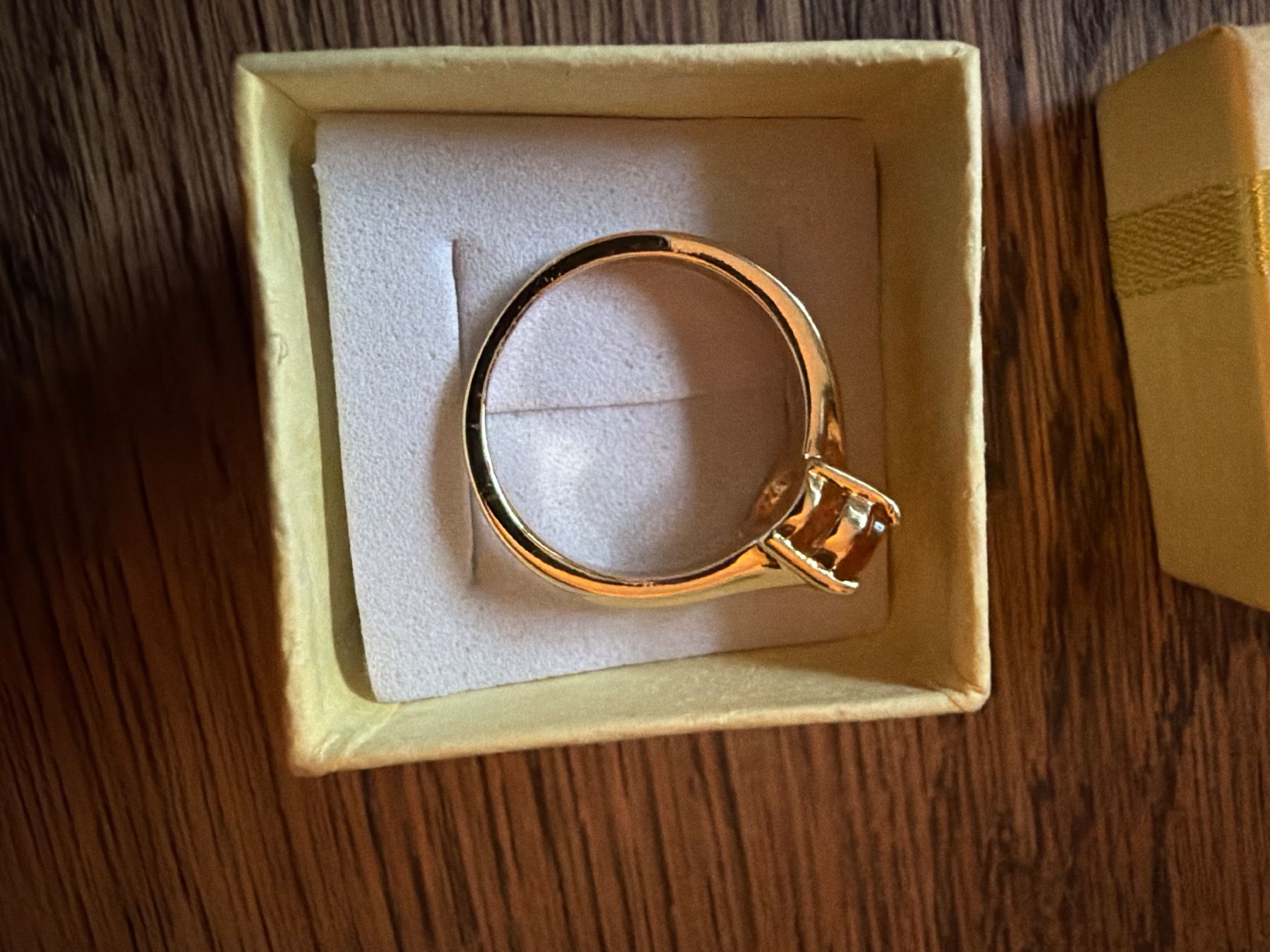 Ringe: Bernstein Ring Vergoldet – Neu (gemäss Beschreibung) aus Zürich von pat_ql5b 1
