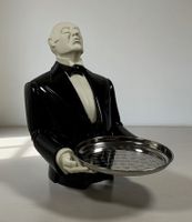 Grande statue de majordome vintage