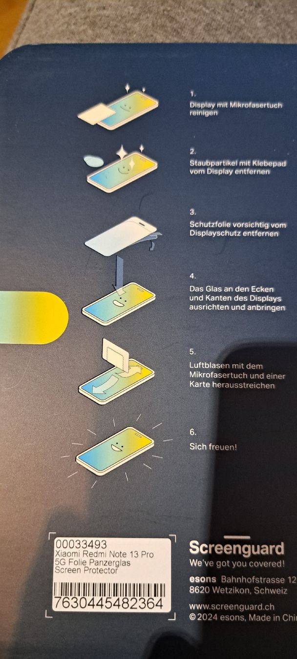 Xiaomi Covers & Schutzfolien: Handyhülle + Panzerglas Xiaomi Redmi Note 13 Pro 5G – Neu (gemäss Beschreibung) aus Dagmersellen von Rambauz 2