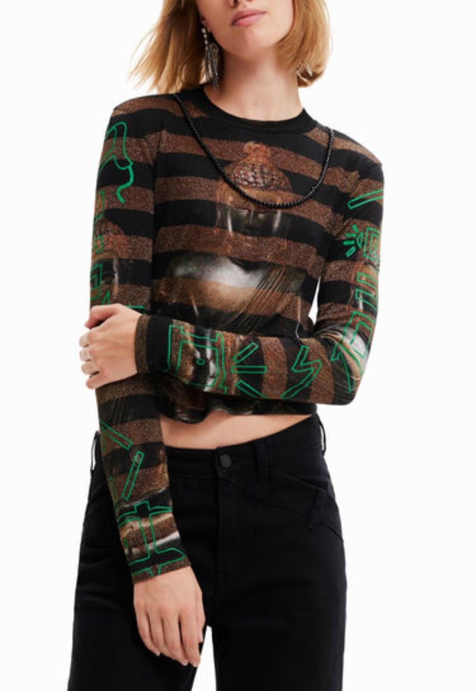 Desigual Top: Long-sleeved Bluse/Top Desigual – Usato da Interlaken venduto da NataliiaS 1