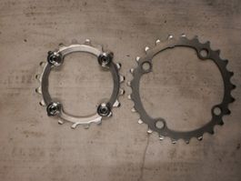 2 Titan Kettenblätter NEU