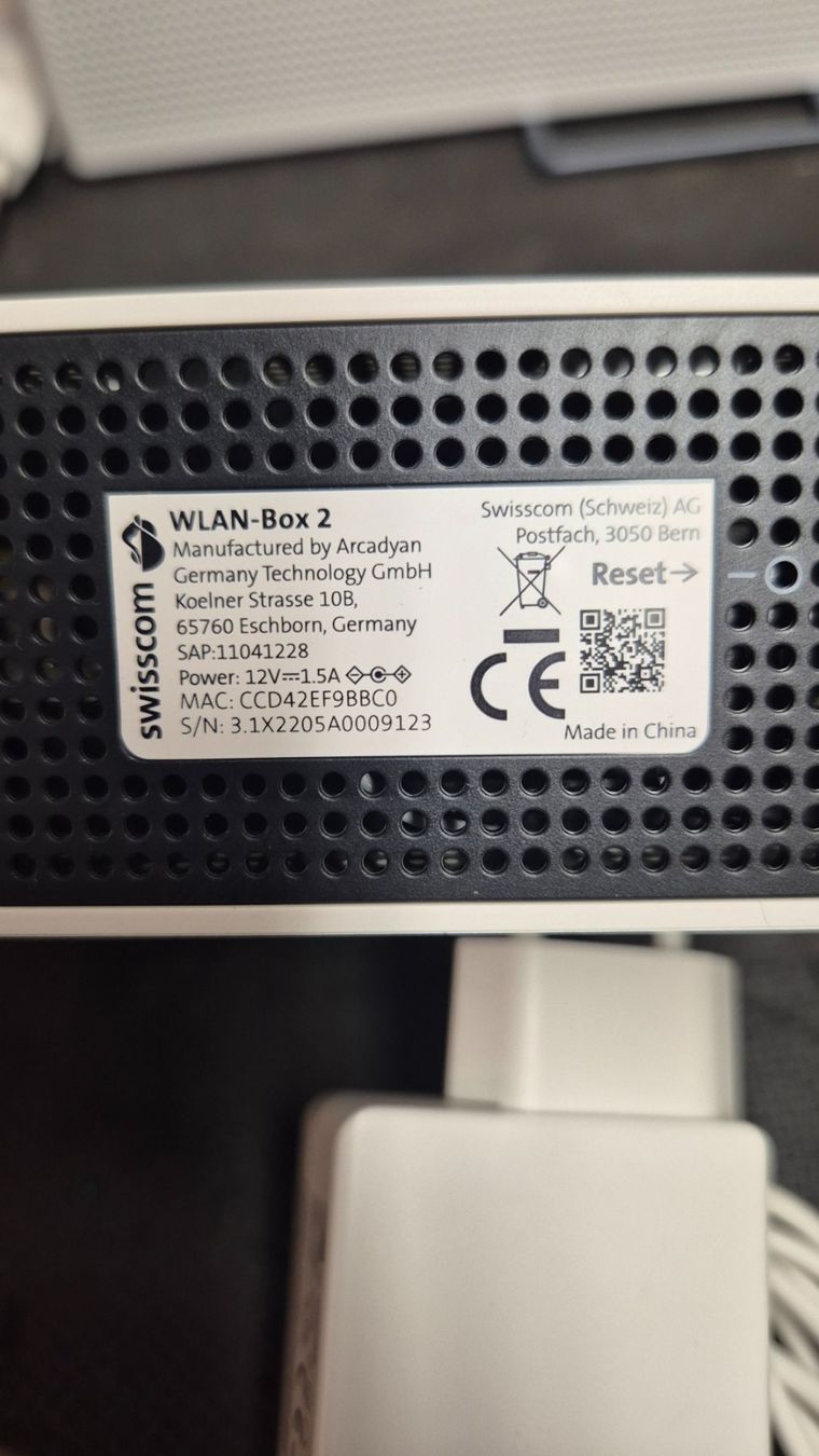Swisscom Modem & Router: Kompl. Swisscom Internet Zubehör – Usato da Würenlos venduto da ghelfert 3