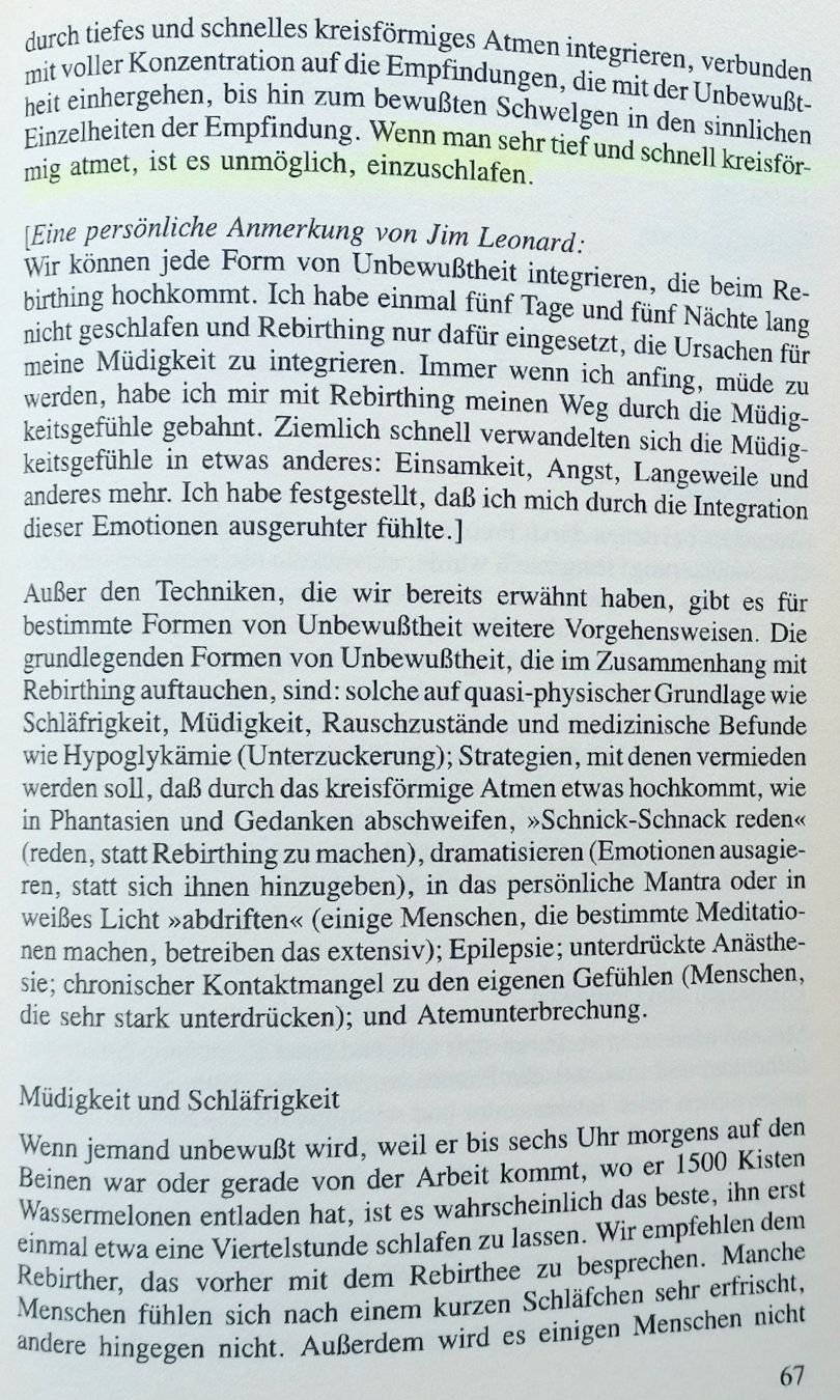Bücher: Jim Leonarg / Phil Laut - Rebirthing - deutsch – Gebraucht aus Niederuzwil von lubimaja 5