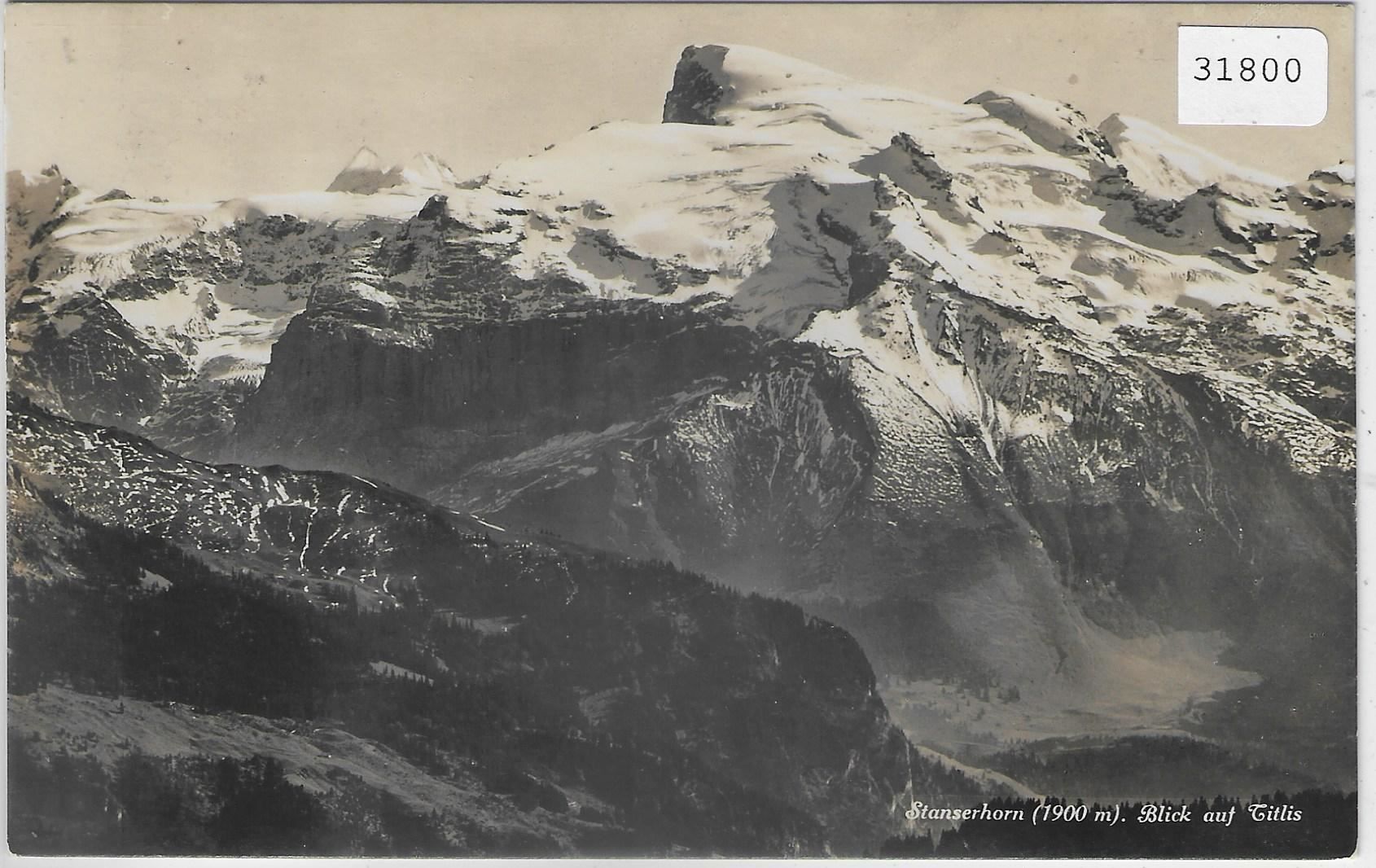 Ansichtskarten: Stanserhorn - Blick zum Titlis – Gebraucht aus Ettingen von Kartenplanet