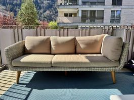 Balkonsofa für 3 Personen