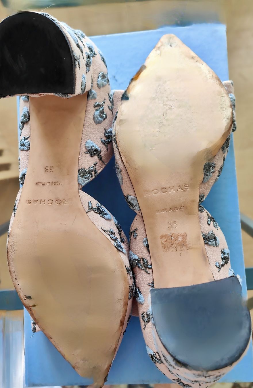 Rochas Scarpe da donna: Rochas Brokat Flower Bud Pumps Jacquard – Usato da Kilchberg ZH venduto da WorldM 3