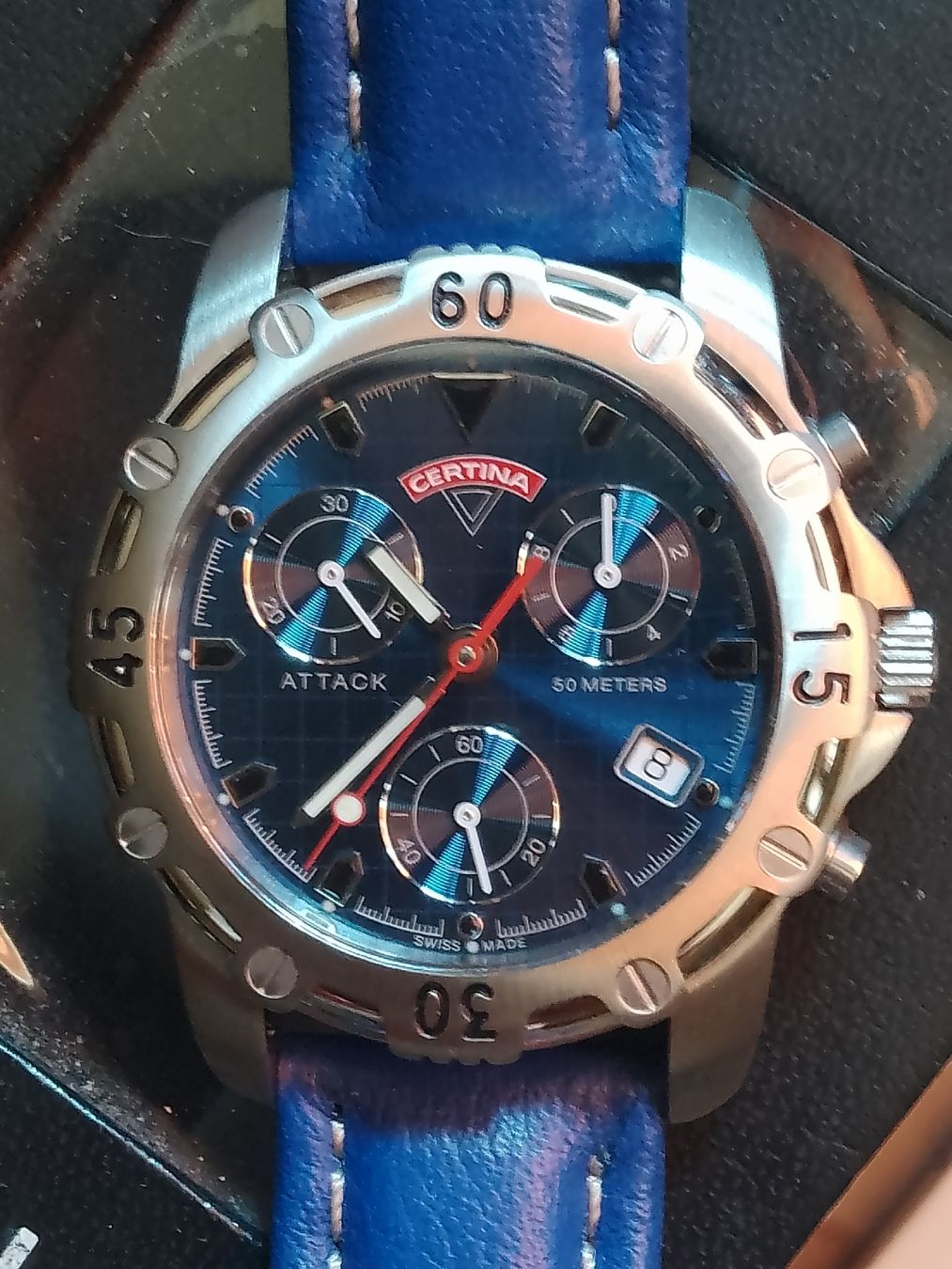 Certina Orologi: Certina Neu Attak 38mm läuft super – Nuovo e nell'imballaggio originale da Agno venduto da sam2608 5