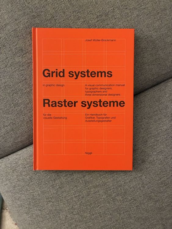 Josef Müller-Brockmann: Grid systems - Raster systeme (Gebraucht) in ...