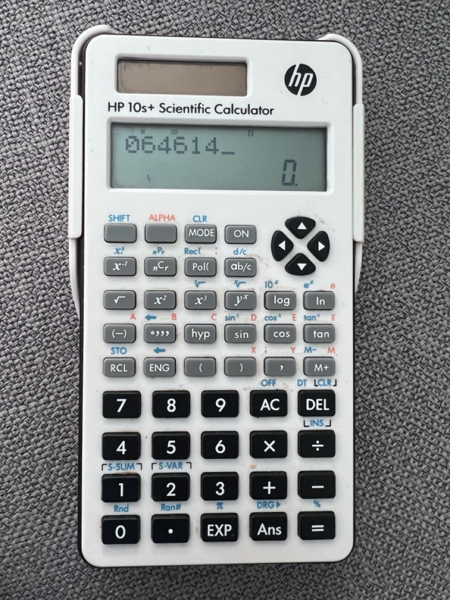 Hewlett Packard Calcolatrici tascabili: HP 10s+ Scientific Calculator used condition – Usato da Locarno venduto da poz_yy92