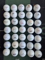 35 diverse Golfbälle guter Zustand