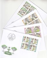 SBK B268 - B271 im 4er-Block FDC