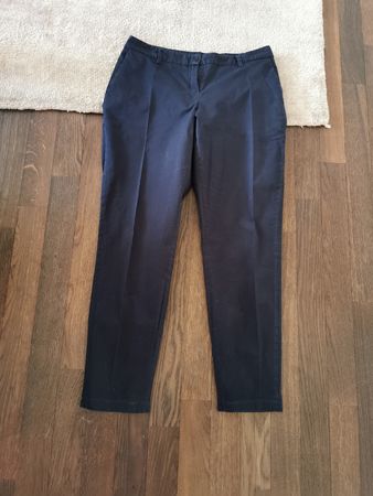 HOSE TRUSSARDI DUNKELBLAU GR. 38, BAUMWOLLE