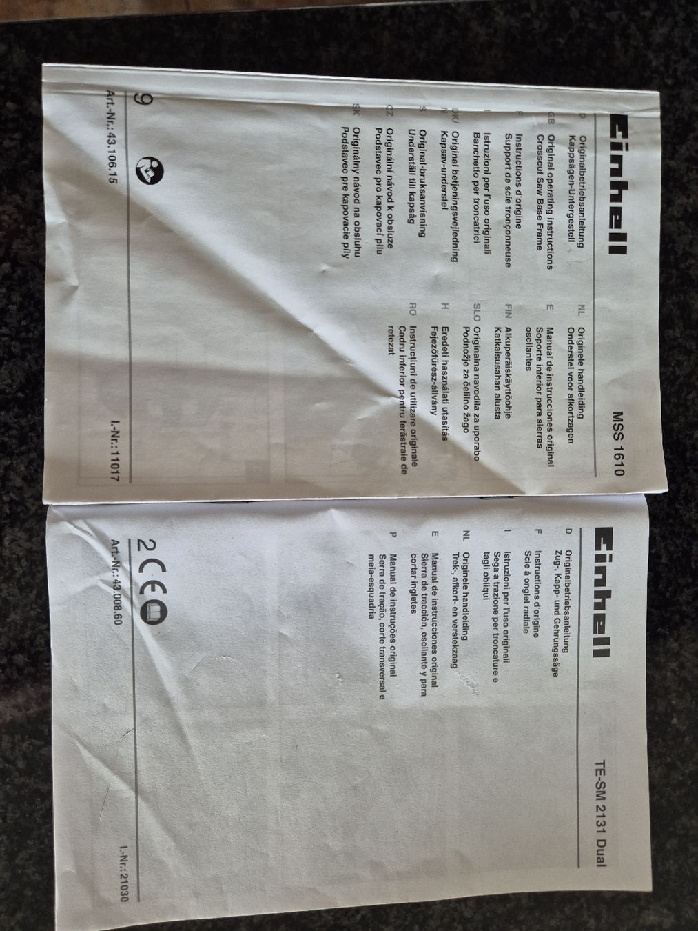 Seghe: Klappsäge Einhell TE-SM 2131 DUAL mit Untergestell komplett – Usato da Krattigen venduto da RetoK82 1