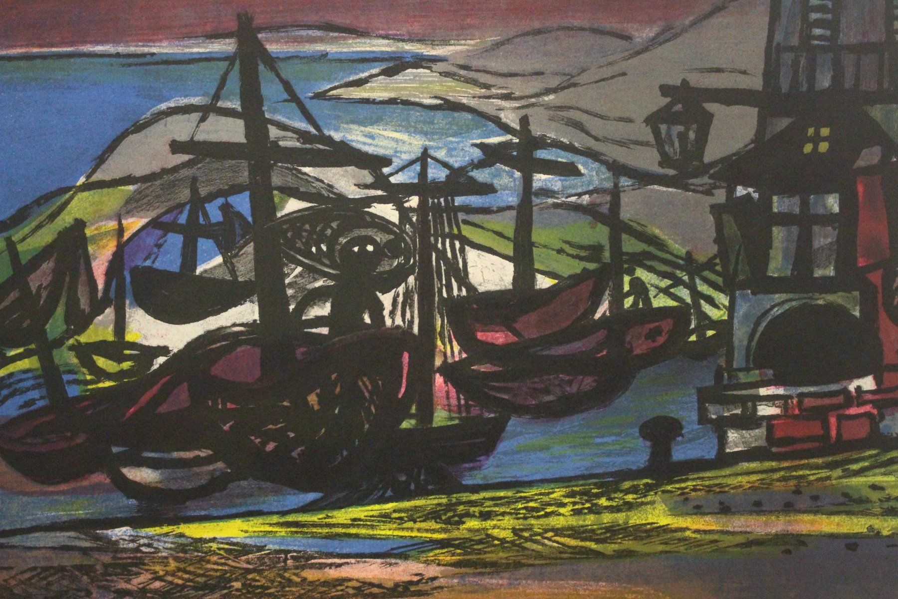 Grafica & Litografie: Edwin Ferdinand Grosshardt (schweizerisch, 1901-1960) – Usato da Brüttisellen venduto da Betty_1972 2