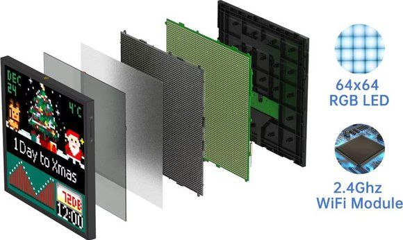 Monitor: Divoom Pixoo 64 / 10.30", 64 x 64 Pixel – Nuovo (secondo la descrizione) da Urtenen-Schönbühl venduto da Tomilio88 2